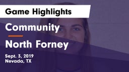 Community  vs North Forney  Game Highlights - Sept. 3, 2019