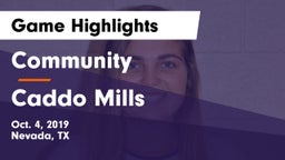 Community  vs Caddo Mills  Game Highlights - Oct. 4, 2019