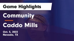 Community  vs Caddo Mills  Game Highlights - Oct. 5, 2022
