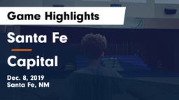 Santa Fe  vs Capital  Game Highlights - Dec. 8, 2019