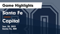 Santa Fe  vs Capital  Game Highlights - Jan. 28, 2023