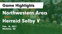 Northwestern Area  vs Herreid Selby V Game Highlights - Feb. 18, 2021