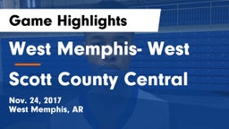 West Memphis- West vs Scott County Central Game Highlights - Nov. 24, 2017