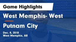 West Memphis- West vs Putnam City  Game Highlights - Dec. 8, 2018