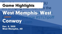 West Memphis- West vs Conway  Game Highlights - Dec. 8, 2020