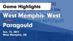 West Memphis- West vs Paragould  Game Highlights - Jan. 15, 2021