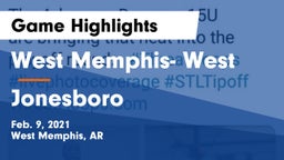 West Memphis- West vs Jonesboro  Game Highlights - Feb. 9, 2021