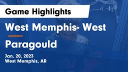 West Memphis- West vs Paragould  Game Highlights - Jan. 20, 2023