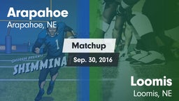 Matchup: Arapahoe  vs. Loomis  2016
