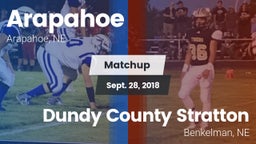 Matchup: Arapahoe  vs. Dundy County Stratton  2018