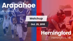 Matchup: Arapahoe  vs. Hemingford  2018