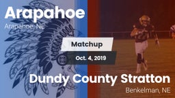 Matchup: Arapahoe  vs. Dundy County Stratton  2019