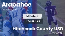 Matchup: Arapahoe  vs. Hitchcock County USD  2019