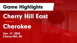 Cherry Hill East  vs Cherokee  Game Highlights - Jan. 17, 2024