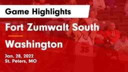 Fort Zumwalt South  vs Washington  Game Highlights - Jan. 28, 2022