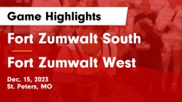 Fort Zumwalt South  vs Fort Zumwalt West  Game Highlights - Dec. 15, 2023