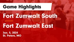 Fort Zumwalt South  vs Fort Zumwalt East  Game Highlights - Jan. 5, 2024