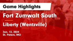 Fort Zumwalt South  vs Liberty (Wentzville)  Game Highlights - Jan. 12, 2024