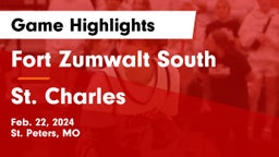 Fort Zumwalt South  vs St. Charles  Game Highlights - Feb. 22, 2024
