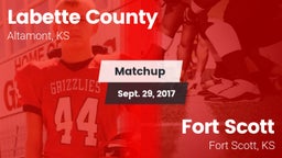 Matchup: Labette County High vs. Fort Scott  2017