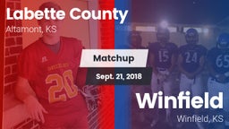 Matchup: Labette County High vs. Winfield  2018