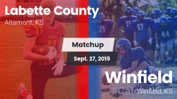 Matchup: Labette County High vs. Winfield  2019