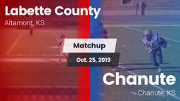 Matchup: Labette County High vs. Chanute  2019