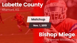Matchup: Labette County High vs. Bishop Miege  2019