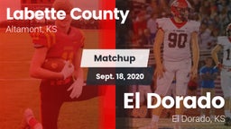 Matchup: Labette County High vs. El Dorado  2020