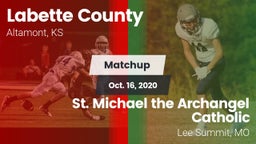 Matchup: Labette County High vs. St. Michael the Archangel Catholic  2020