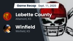Recap: Labette County  vs. Winfield  2020