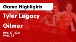 Tyler Legacy  vs Gilmer Game Highlights - Dec. 27, 2021