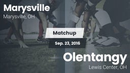 Matchup: Marysville High vs. Olentangy  2016