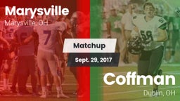 Matchup: Marysville High vs. Coffman  2017