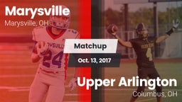 Matchup: Marysville High vs. Upper Arlington  2017
