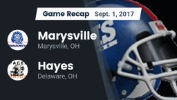 Recap: Marysville  vs. Hayes  2017