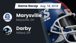 Recap: Marysville  vs. Darby  2018