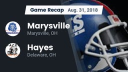 Recap: Marysville  vs. Hayes  2018