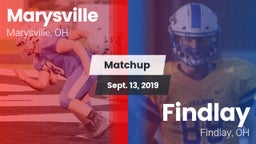 Matchup: Marysville High vs. Findlay  2019