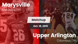 Matchup: Marysville High vs. Upper Arlington  2019