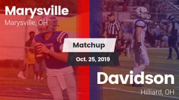 Matchup: Marysville High vs. Davidson  2019