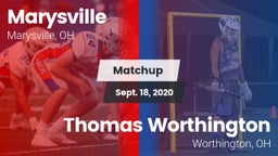 Matchup: Marysville High vs. Thomas Worthington  2020