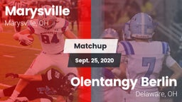 Matchup: Marysville High vs. Olentangy Berlin  2020
