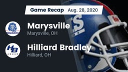 Recap: Marysville  vs. Hilliard Bradley  2020