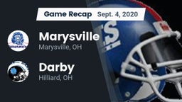 Recap: Marysville  vs. Darby  2020