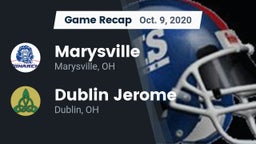 Recap: Marysville  vs. Dublin Jerome  2020