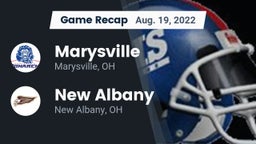 Recap: Marysville  vs. New Albany  2022