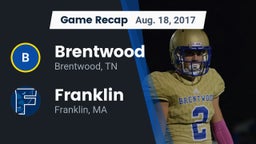 Recap: Brentwood  vs. Franklin  2017