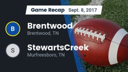 Recap: Brentwood  vs. StewartsCreek  2017
