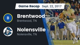 Recap: Brentwood  vs. Nolensville  2017